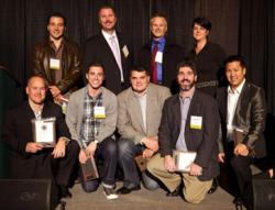 Edward Hechter, CEO of PartyPail, Inc. Poses with Other Puget Sound Business Journal Honorees